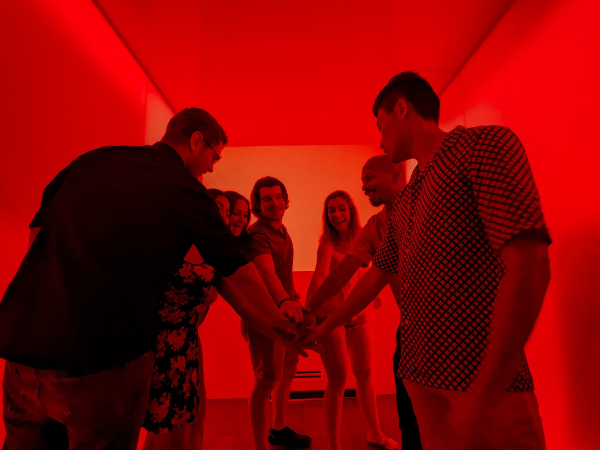 Red high five